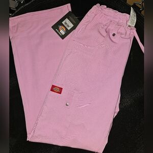 Dickies Junior Fit scrub bottoms pink XXS